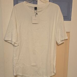 Shein White Short Sleeve Tee